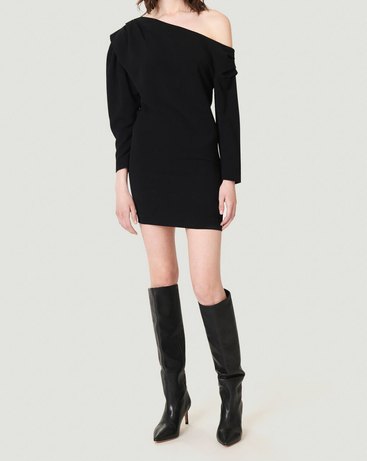 NEYO ONE SHOULDER PENCIL DRESS image number null